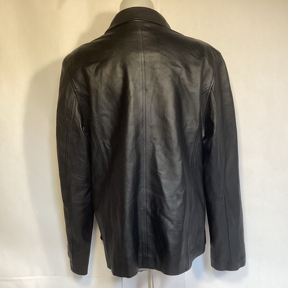 JL Colebrook Women’s Black Leather Jacket size Large - Picture 5 of 13